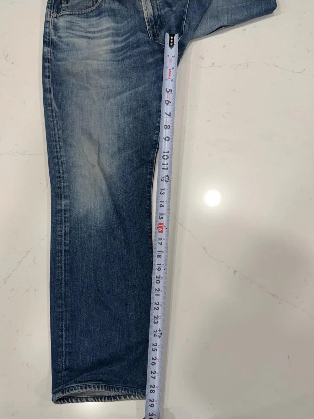 AG Adriano Goldschmied Men’s The Protege Straight Leg Blue Jeans 31x29